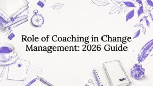 Decorative title card illustration for coaching article