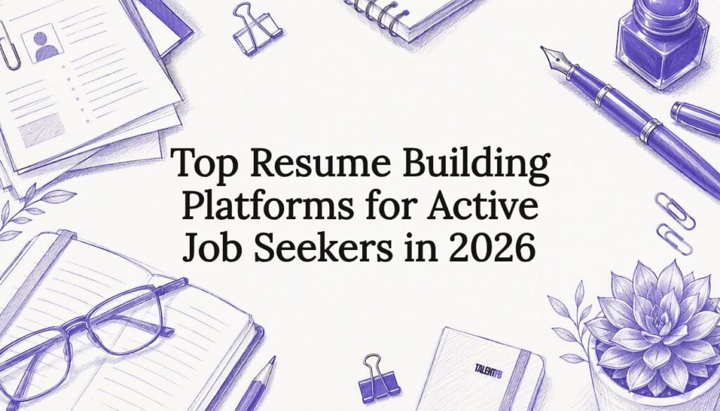 Decorative resume building article title card