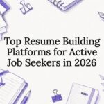 Decorative resume building article title card