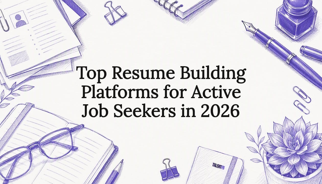 Decorative resume building article title card