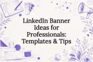 Decorative illustrated title card for LinkedIn banner article