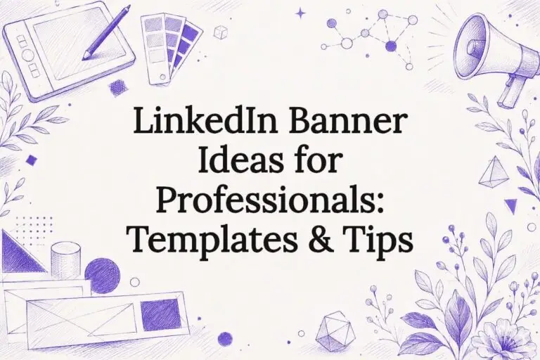Decorative illustrated title card for LinkedIn banner article