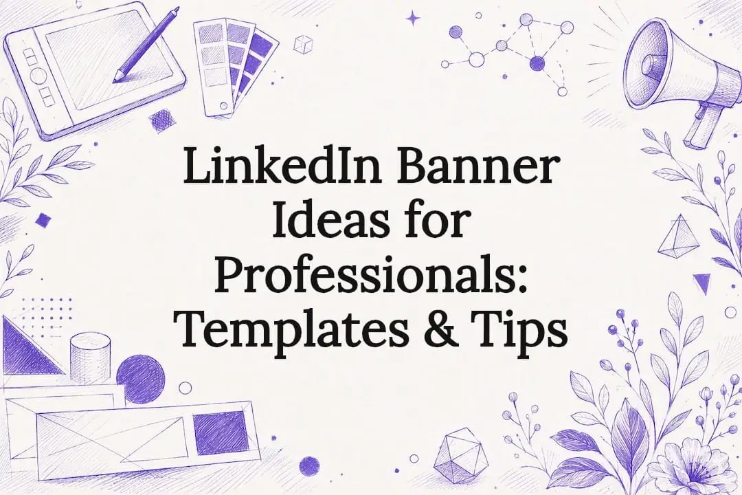 Decorative illustrated title card for LinkedIn banner article