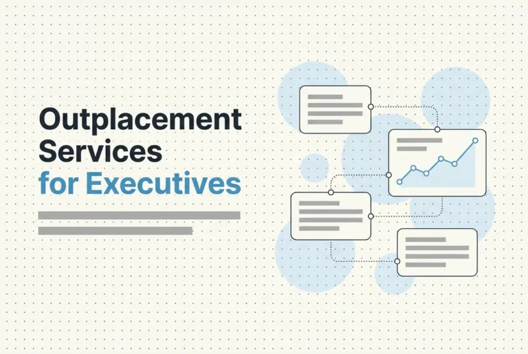 Professional header image for industry analysis: Outplacement Services for Executives: Why Senior-Level De...