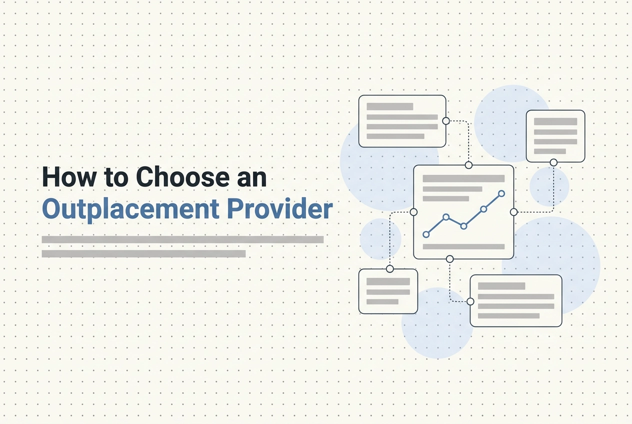 Professional header image for step-by-step guide: How to Choose an Outplacement Provider: A Framework for A...